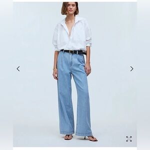 - NEW! Madewell The Harlow Wide-leg Jean trouser and baggy Airy denim edit…